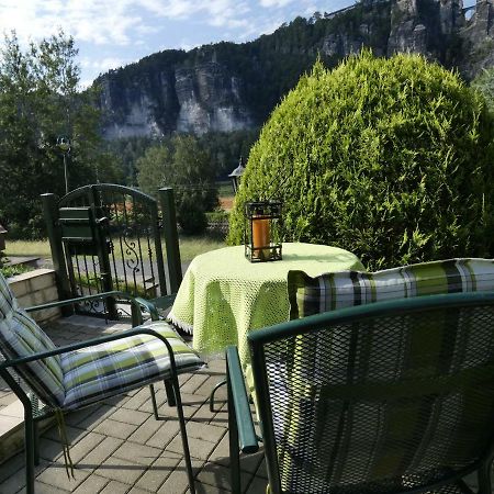 Ferienwohnung Grunwald Kurort Rathen Exteriör bild